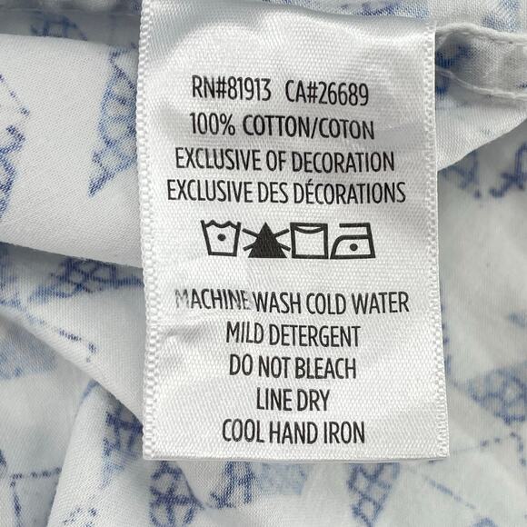 Robert Graham Men's Clarksville Long Sleeve Shirt, Button Down Geo Pattern Sz. L - Picture 5 of 10